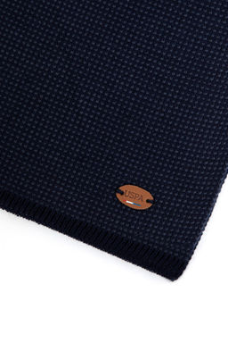 Мужской темно-синий шарф Неожиданная скидка в корзине - U.s. polo assn фото 4