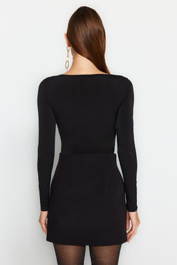 TRENDYOLMILLA Siyah Vucuda Oturan Aksesuarl? Orme Body TPRAW24BD00032 фото 6