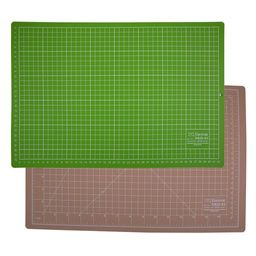 Gamma DKD-03 Мат для резки двухсторонний ПВХ 45 см х 30 см в пакете формат А3/бежевый/салатовый