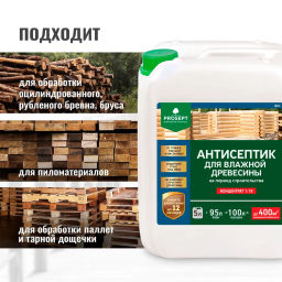 PROSEPT BiO - антисептик для влажной древесины. Концентрат 1:19. 5л  фото 3