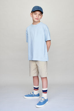 BERMUDA CHINA SLIM FIT B?SICA / Crudo medio