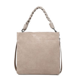 Y2353F l.gray, Женская замшевая сумка, Barcelo Biagi