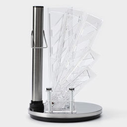 Набор кухонных принадлежностей на подставке Доляна Sparkle, 7 предметов: 5 ножей, мусат и ножницы  фото 11