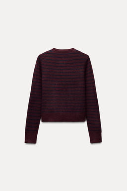 STRIPED KNIT CARDIGAN - Zara фото 12
