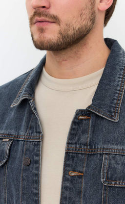 Куртка джинс P511-1251 d.blue