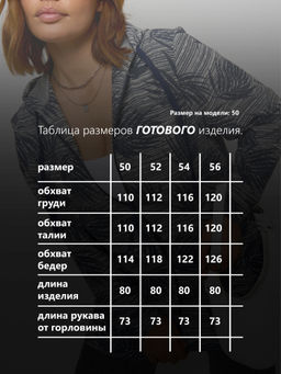 Кардиган женский футер 3-х нитка петля Аида СИНЯЯ ВЕТКА - Domtrik фото 9