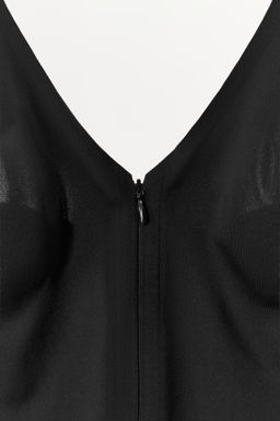 SHORT DRESS WITH POLYAMIDE ZIP - Zara фото 16