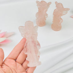 Ангел из мадагаскарского Розового кварца - Радуга самоцветов фото 2