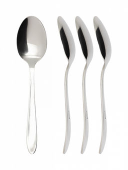 Набор столовых приборов 16 шт. серебро нержавеющая сталь - Lucky фото 4