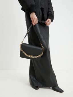 Женская сумка с ручками LOVE MOSCHINO DANGLING Артикул 4377141, черный  фото 5