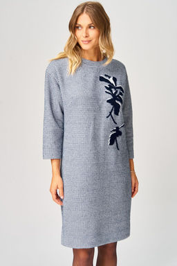 Платье LAIKONY 183 сине-белый фото 5