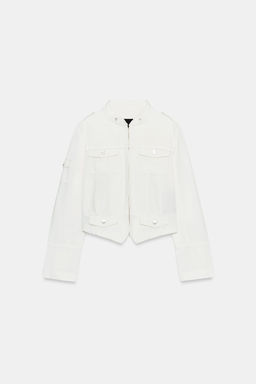 CHAQUETA MULTIBOLSILLOS / Blanco roto - Zara фото 3