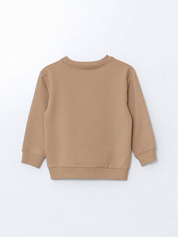 Bisiklet Yaka Bask?l? Erkek ?ocuk Sweatshirt - Waikiki фото 3