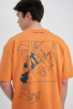 Футболка оверсайз с круглым вырезом и короткими рукавами Looney Tunes