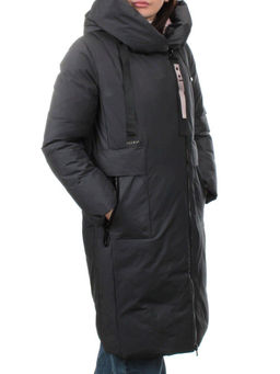 002 DK. GRAY Пальто зимнее женское (холлофайбер 200 гр.) - Fashion фото 2