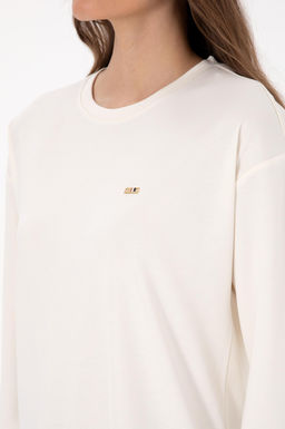 Kad_n Krem Sweatshirt - U.s. polo assn фото 7
