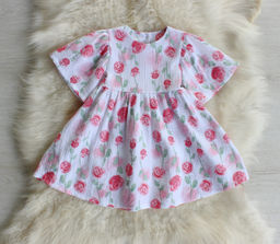 ПЛ602-Ф Платье летнее из муслина