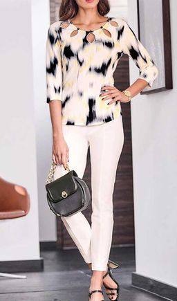 Пуловер, экрю - Ashley brooke фото 3