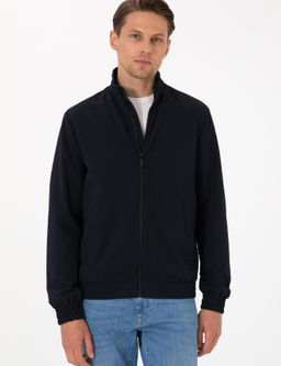 Lacivert Hakim Yaka Mont - Pierre cardin фото 3