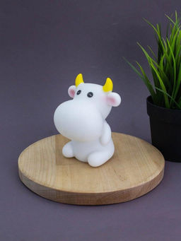 Ночник iLikeGift "Funny cow", white (11*6.5 см)