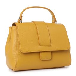 Женская сумка с ручкой DIVAS BAG ARGELIA Артикул 2360007, горчичный  фото 2