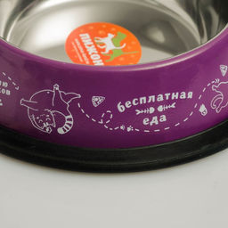 Миска с нескользящим основанием Пижон. Мурр, 230 мл  фото 4