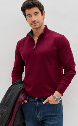 Джемпер P521-1573 bordo