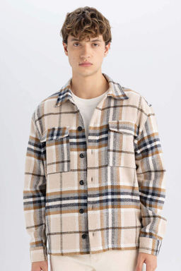 Relax Fit Oduncu Flanel Uzun Kollu Gomlek - Defacto фото 2