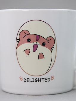 Кружка Delighted hamster, pink (360 ml)