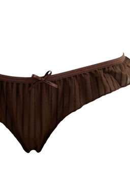 Kahverengi-Cok Renkli 3lu Tul Cizgili Tanga Kulot THMSS26KU00012