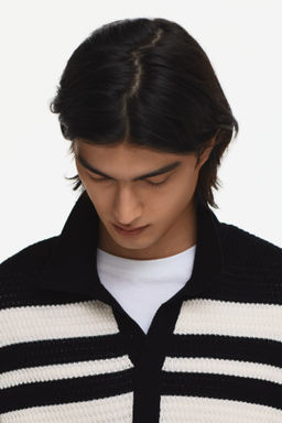 Polo en punto pointelle Regular Fit - H&m фото 9