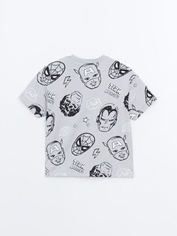 Marvel Bask?l? Erkek ?ocuk Ti??rt ve ?ort 2li Tak?m