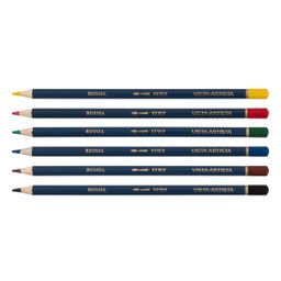 VISTA-ARTISTA Fine VFWPB-6 Акварельные карандаши набор заточенный 10 х 6 цв  фото 3