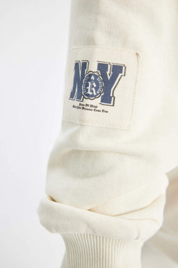 Толстый, мягкий кардиган для девочек с капюшоном на спине и принтом внутри - Defacto фото 6