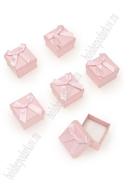 Коробочки для украшений 5*5*3,5 см (6 шт) SF-7987, светло-розовый