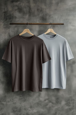 TRENDYOL MAN Siyah-Ekru Oversize 2li Paket Basic %100 Pamuklu T-Shirt TMNSS24TS00038 - Trendyolmilla фото 9