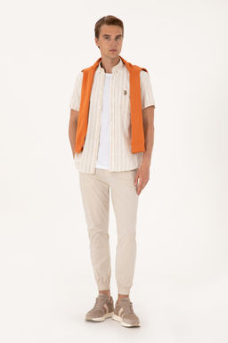 Erkek Camel K_sa Kollu G_mlek - U.s. polo assn фото 4