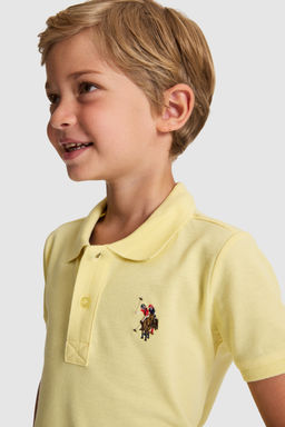 Erkek Гocuk AГДk SarД Polo Yaka Basic TiЕГrt - U.s. polo assn фото 2