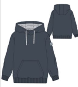 CRB wear/CWKB 63373-48 Толстовка для мальчика,темно-серый/Ex.Cherubino