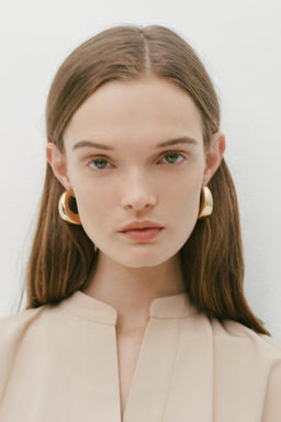 VOLUMINOUS HOOP EARRINGS - Zara фото 2