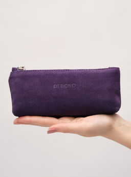 Замшевая косметичка Deboro 17-96 виноград