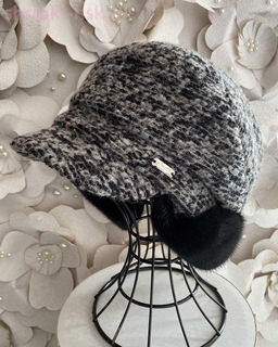 Фантазия букле мех.норка Кепка женская флис (56-58)