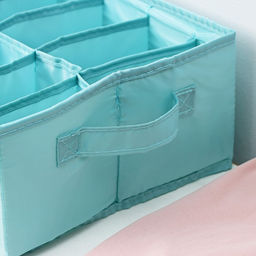 Органайзер для хранения белья Комфорт, 12 ячеек, 352413 см, бирюзовый - Simaland фото 4