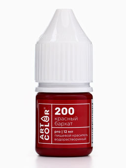 Цена за 2 шт. Гелевый краситель Art Color, красный бархат, 12 мл