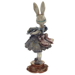 Фигурка декоративная "Зайка", L14 W13,5 H34 см