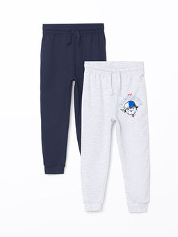 Beli Lastikli Kal?n Erkek Bebek Jogger E?ofman Alt? 2li