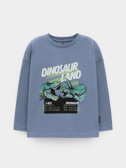 КР 302256/синий 3926 к614 лонгслив (футболка дл.рукав) для мал - Crockid фото 2