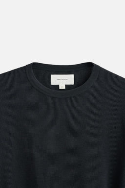 T-SHIRT IN CHECK TEXTURE - Zara фото 4