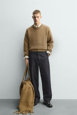 DOUBLE-FACED WOOL JUMPER