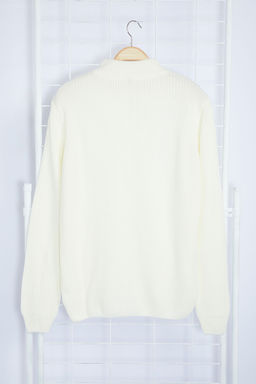 TRENDYOL MAN Indigo Casual Regular Yar?m Bal?kc? Yaka Duz Triko Kazak TMNAW22KZ1908 - Trendyolmilla фото 37